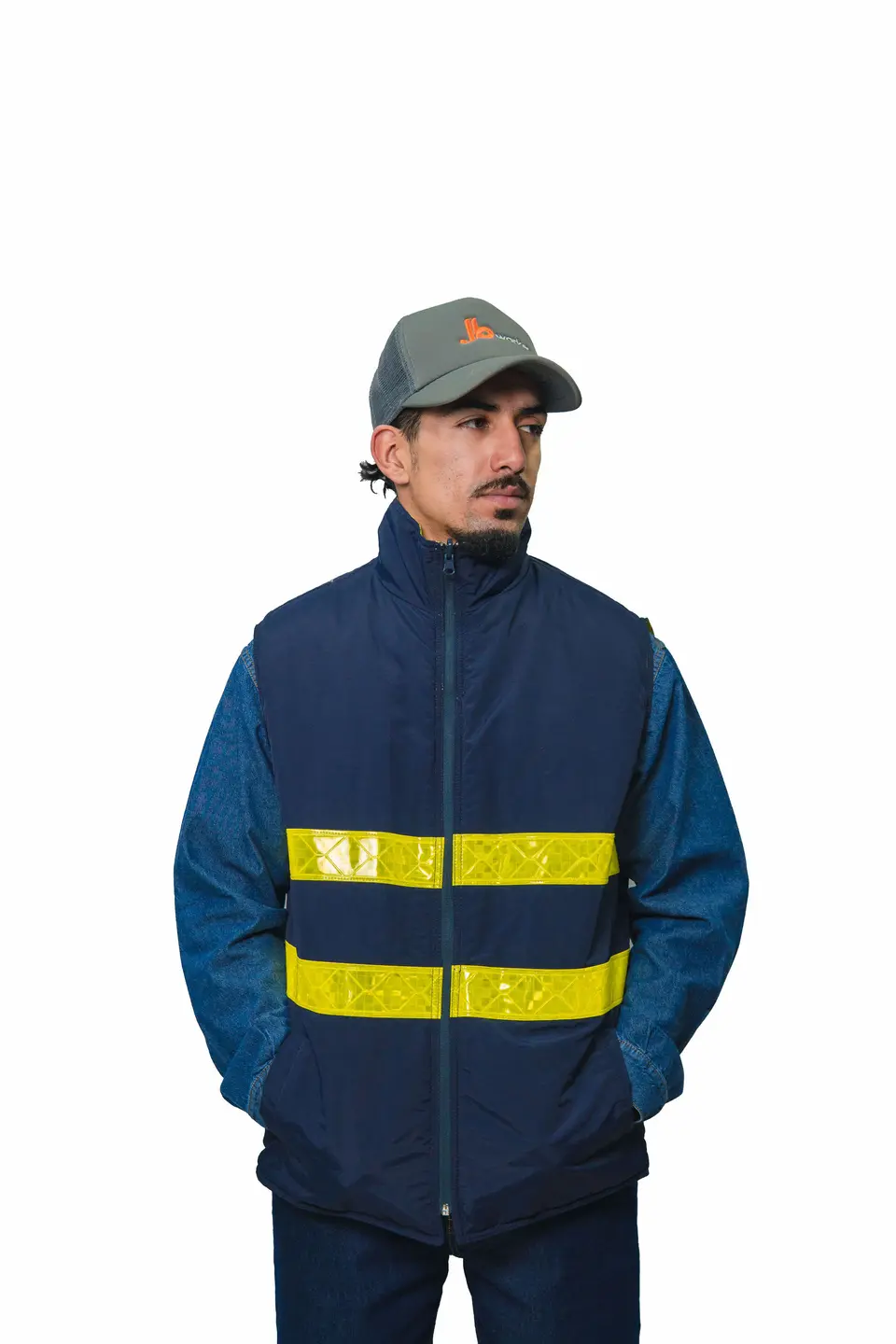 Chaleco Reflectivo Azul Marino B