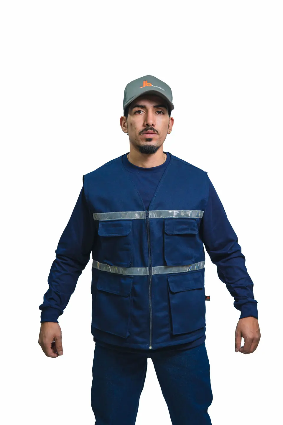 Chaleco Reflectivo Azul Marino A