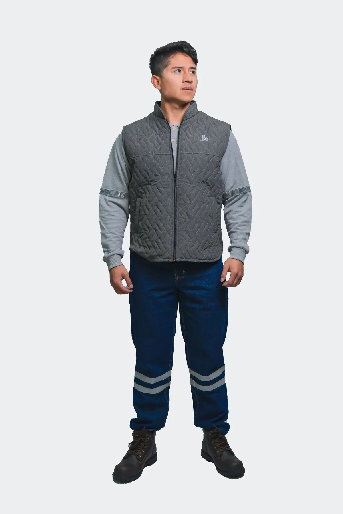 Chaleco Casual Gris